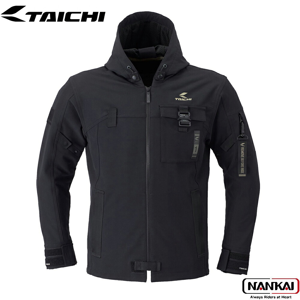 RS TAICHI アールエスタイチ QUICK DRY PARKA クイックドライパーカ ジャケット バイクウェア 自転車 軽量 快適 ALL BLACK RSJ335 26,400円