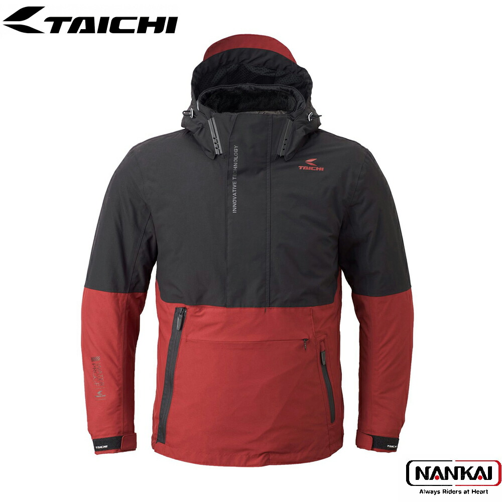 RS TAICHI アールエスタイチ モトレック オールシーズンパーカ BK11 BLACK/BURGUNDY RSJ733