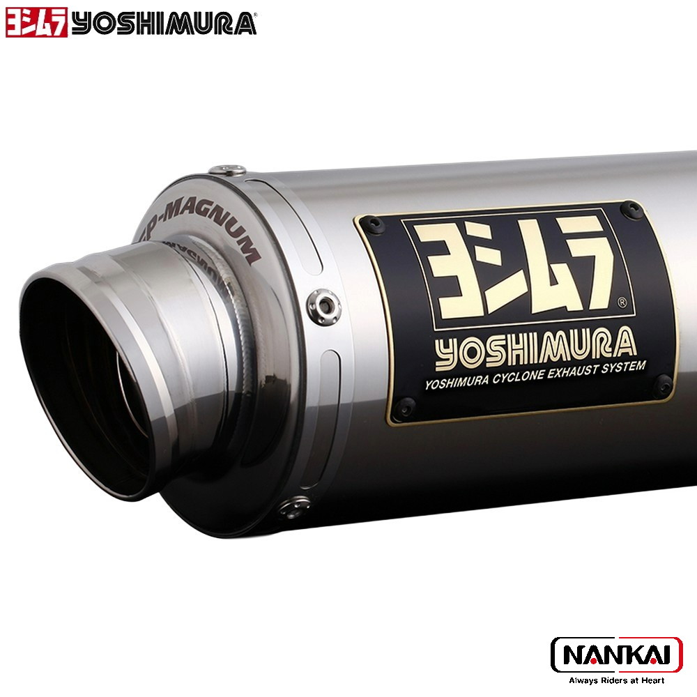 【7/18～26開催！店内全品で使える最大7,500円OFFクーポン企画】yoshimura ヨシムラ マフラー 機械曲GP-MAGNUMサイクロン TYPE-UP EXPORT SPEC 政府認証 SS ステンレスカバー Dax125 (23-25)｜ナンカイブランドショップ