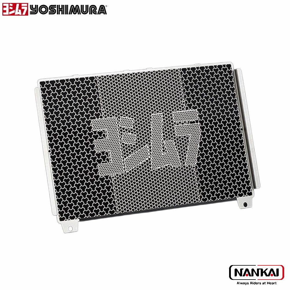 【P10倍（要エントリー）＋クーポン】 yoshimura ヨシムラ ラジエターコアプロテクター シルバー Z900RS/CAFE (21-25)
