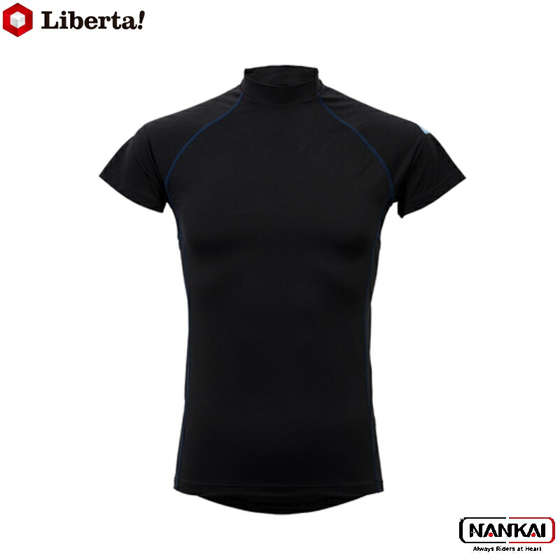 Liberta!(リベルタ)FREEZE TECH PERFORMANCE LINE 冷感シャツ 半袖 ローネック