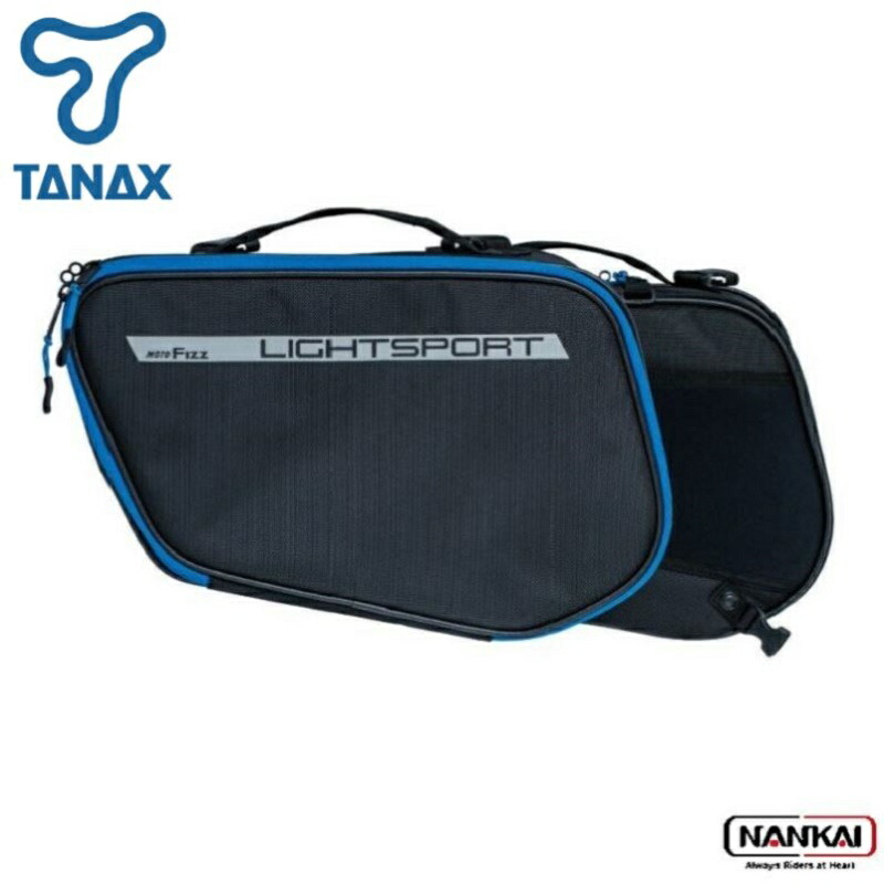【7/18～26開催！店内全品で使える最大7,500円OFFクーポン企画】NANKAI ナンカイ &times;TANAX サイドバッグ バイク用 ライトスポルトサイドバッグ アーバンブルーシリーズ MFK-262UB 南海部品｜ナンカイブランドショップ