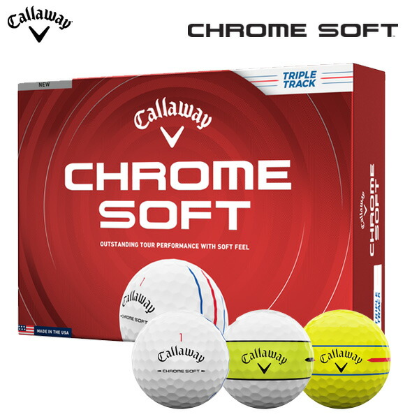 楽天市場】キャロウェイ クロムソフト360° トリプルトラック 24年