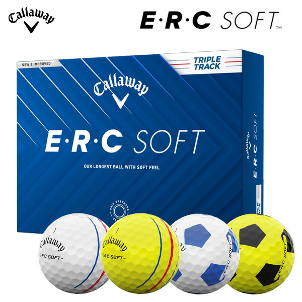 Callaway E.R.C. Soft ゴルフボール 12個入り キャロウェイ(Callaway) ゴルフボール 1ダース 12個入 ERC SOFT