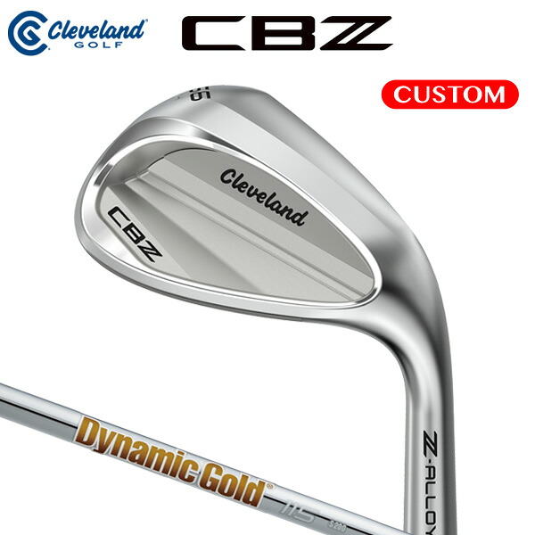 クリーブランド CBZ ウエッジ Dynamic Gold 115 スチール写真矢がら （日本定め事品）【カスタム購入注文】 Cleveland