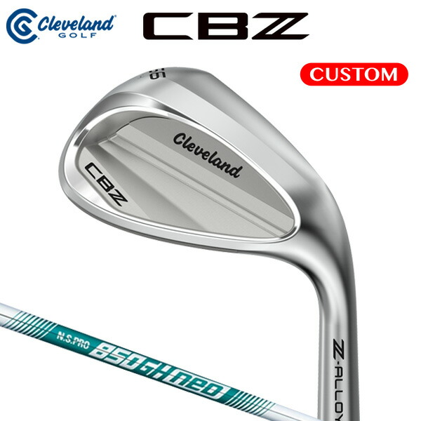 クリーブランド CBZ ウエッジ N.S.PRO 850GH neo スチールシャフト (日本正規品)【カスタムオーダー】 Cleveland|南海ゴルフ店