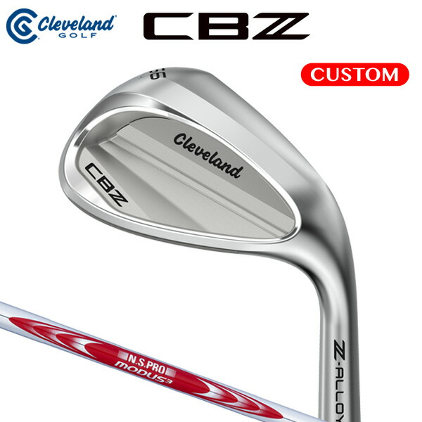 クリーブランド CBZ ウエッジ N.S.PRO MODUS3 SYSTEM3 TOUR 125 スチールシャフト (日本正規品)【カスタムオーダー】 Cleveland|南海ゴルフ店