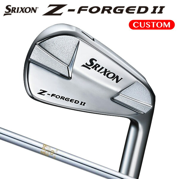 ダンロップ スリクソン Z-FORGED 2 アイアン 単品（#3,#4） N.S.PRO 850GH スチールシャフト （日本正規品）【カスタムオーダー】 srixon ゼットフォージド