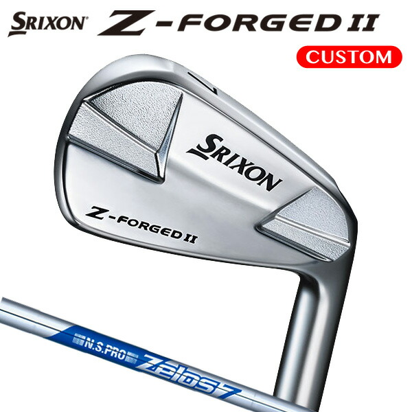 ダンロップ スリクソン Z-FORGED 2 アイアン 単品(#3,#4) N.S.PRO ZELOS 7 スチールシャフト (日本正規品)【カスタムオーダー】 srixon ゼットフォージド|南海ゴルフ店