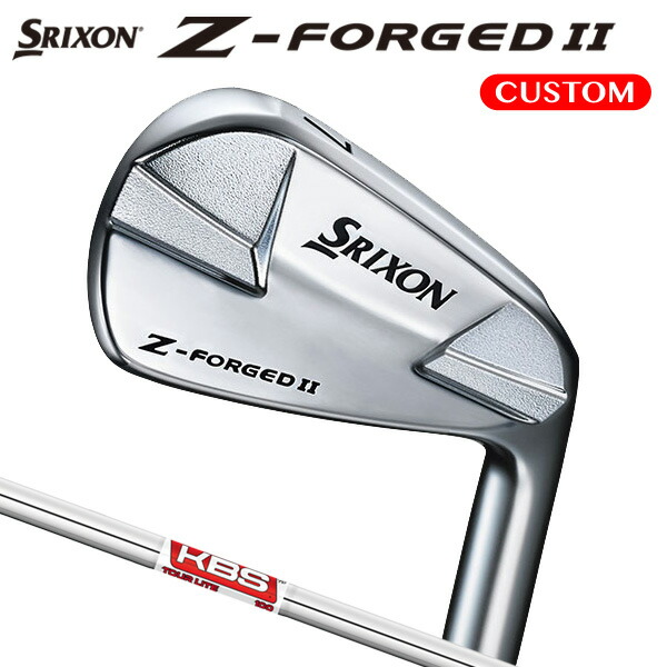 ダンロップ スリクソン Z-FORGED 2 アイアン 単品（#3,#4） KBS TOUR LITE スチールシャフト （日本正規品）【カスタムオーダー】 srixon ゼットフォージド