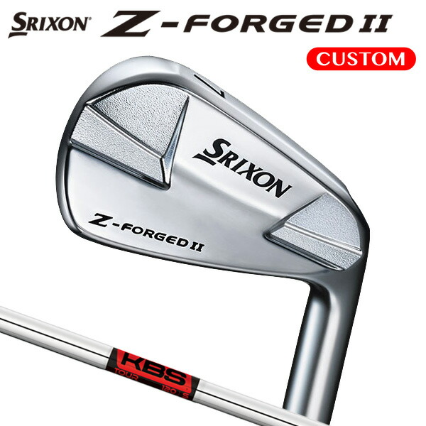 ダンロップ スリクソン Z-FORGED 2 アイアン 単品（#3,#4） KBS TOUR スチールシャフト （日本正規品）【カスタムオーダー】 srixon ゼットフォージド