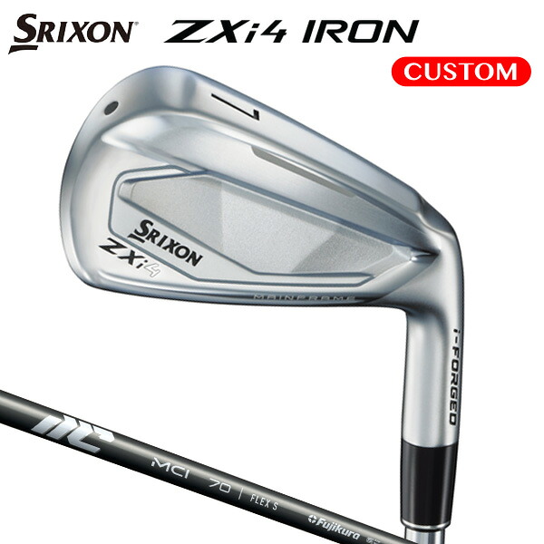 ダンロップ スリクソン ZXi4 アイアン 5本セット（#6～9,PW）NEW MCI カーボンシャフト （日本正規品）【カスタムオーダー】 srixon