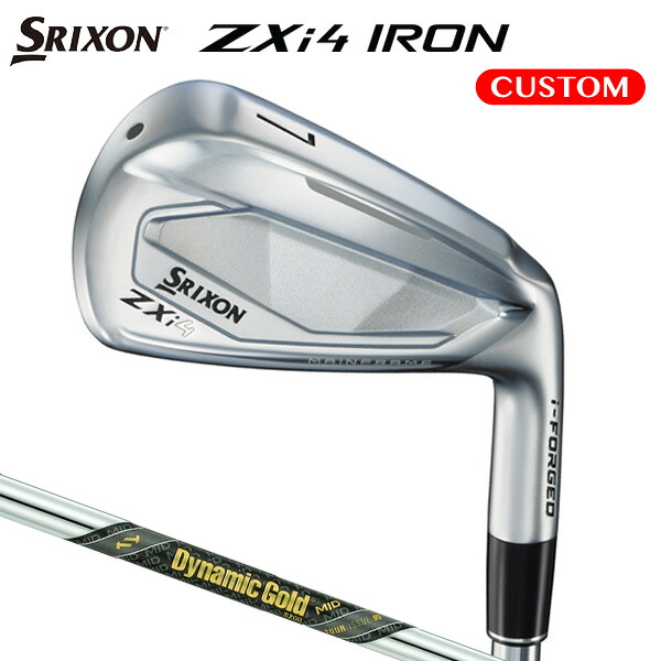 ダンロップ スリクソン ZXi4 アイアン 4本セット（#7～9,PW）Dynamic Gold MID 95 TOUR ISSUE スチールシャフト （日本正規品）【カスタムオーダー】 srixon