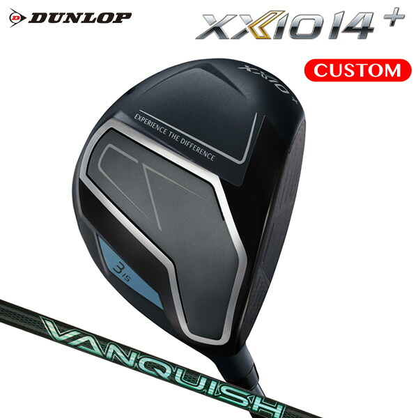 ダンロップ ゼクシオ 14+ フェアウェイウッド VANQUISH VV 炭素立て坑【カスタム購入注文】 XXIO14+ ゼクシオ フォーティーン 付け加える クラブ-ドライバー
