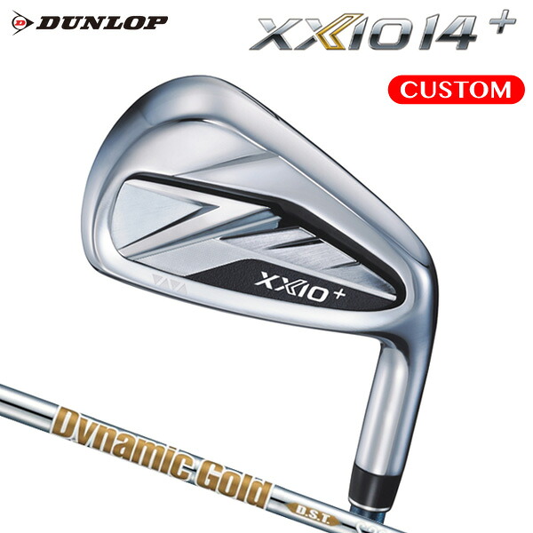 ダンロップ ゼクシオ 14+ アイアン 仕掛ける Dynamic Gold DST スチール写真立て坑（NEWひな型）【カスタム購入注文】 XXIO14+ ゼクシオ フォーティーン つけ加える