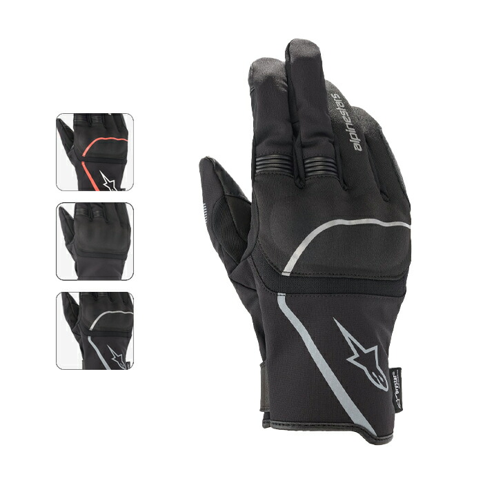 楽天市場】アルパインスターズ SP-8 HDRY GLOVE/BLACK BLACK