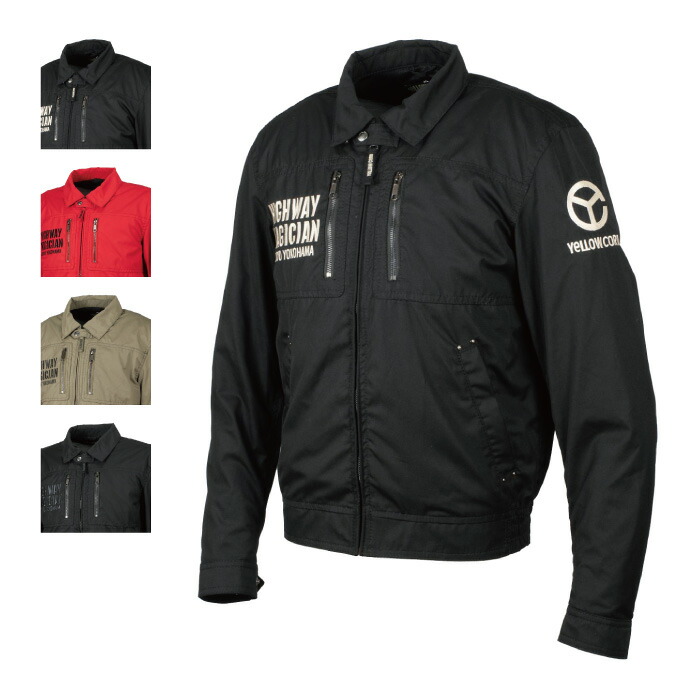 【値下げしました！】イエローコーン YB-3100 COTTON JACKET 春夏 ジャケット バイク ウェア アウトレット