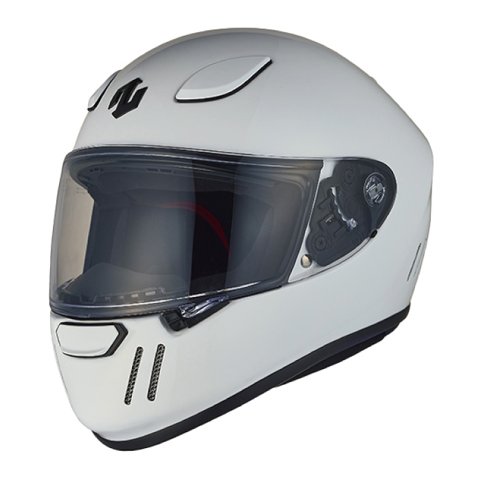 ジーロット ブレードランナー BRJ0011 SOLID WHITE ZEALOT BladeRunner バイク ヘルメット フルフェイス かっこいい おしゃれ メンズ画像