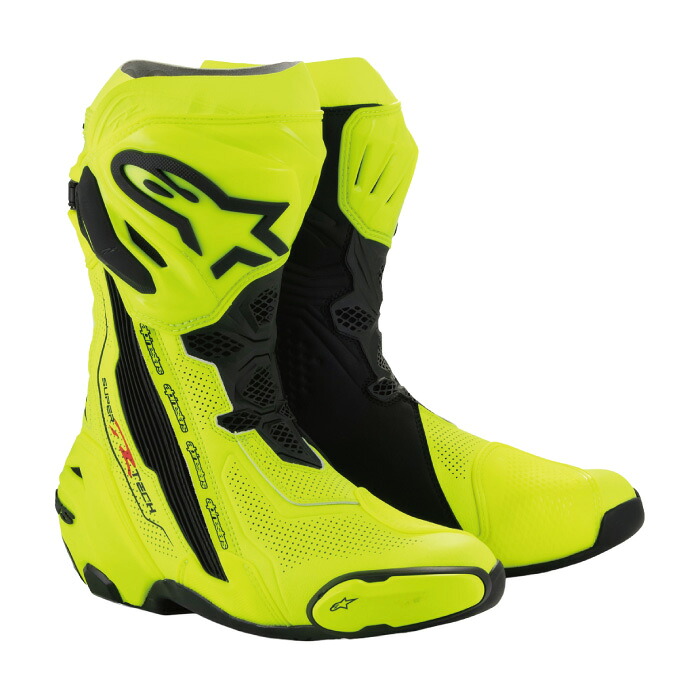 ｱﾙﾊﾟｲﾝｽﾀｰｽﾞ SUPERTECH-R VENTED BOOT(2220121)YE FL/BK(551)