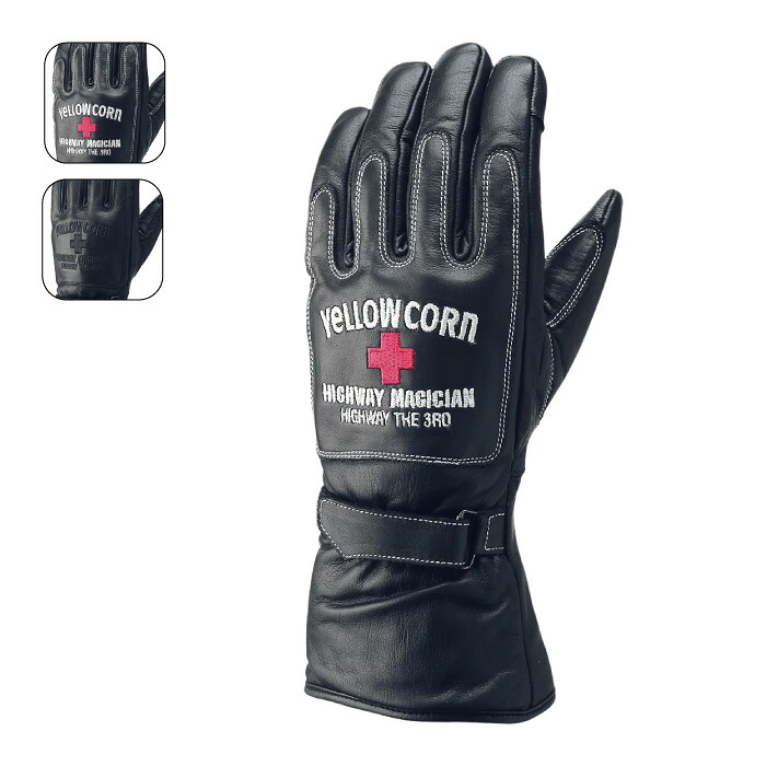 イエローコーン G-2000W LEATHER WINTER GLOVES グローブ 25秋冬