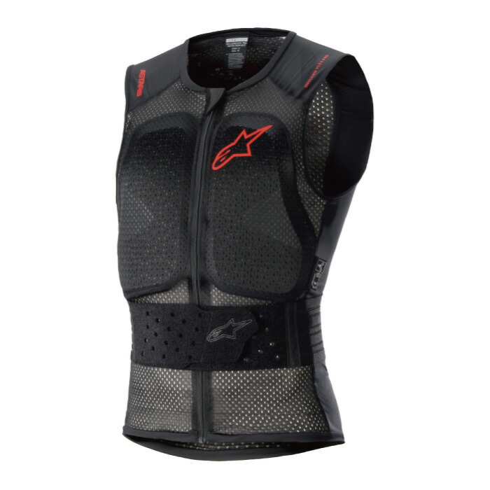 アルパインスターズ(6508123)NUCLEON FLEX PRO PROTECTION VEST(009)TRANSPARENT SMOKE RED BLACK インナープロテクション