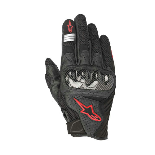 【ALPINESTARS・アルパインスターズ 】SMX-1 AIR v2 SMX-1 エア v2 グローブ ブラック/レッドFLUO バイク グローブ 手袋 スマホ|ライコランド公式オンラインストア