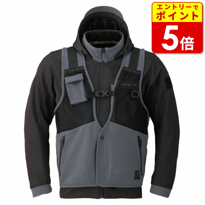 TAICHI　タイチ メッシュパーカーRSJ307別売りの背中、胸部パット付き Webike | RS TAICHI アールエスタイチ RSタイチ RSJ307 エアー