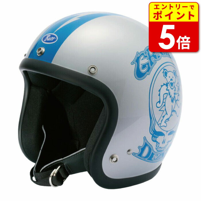 Buco Grateful Dead ブコ　ジェットヘルメット　デッドベアー bch1039-1.jpg