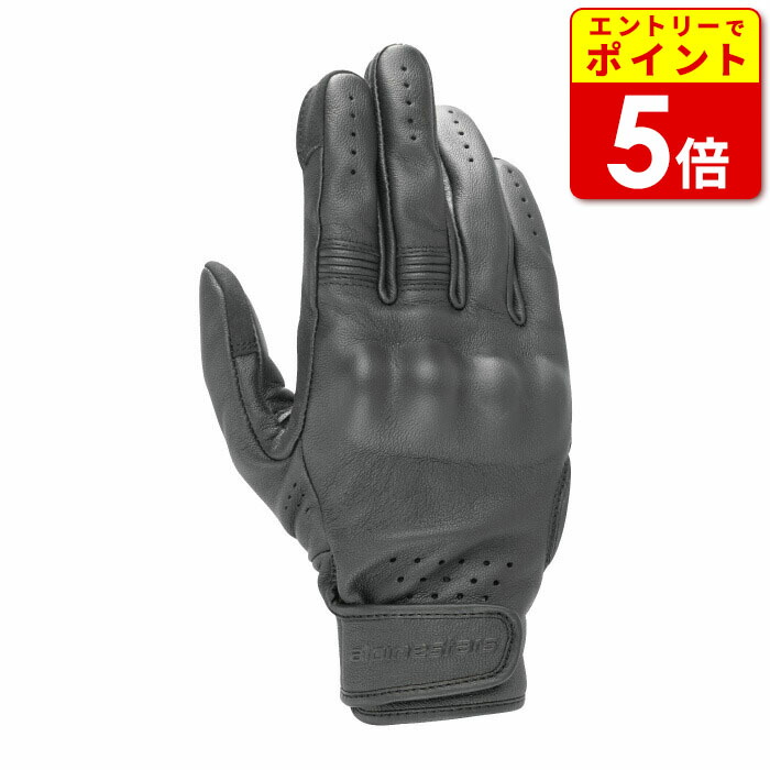 アルパインスターズ DYNO LEATHER GLOVES(3509624)BLACK BLACK(1100)グローブ｜ライコランド公式オンラインストア