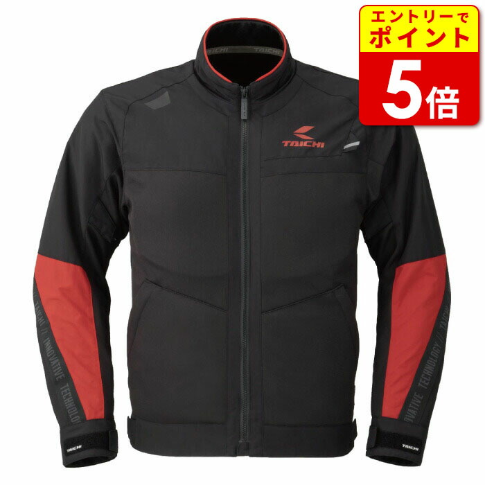 TAICHI バイクジャケット 黒・赤 TAICHI バイクジャケット 黒赤上下セット