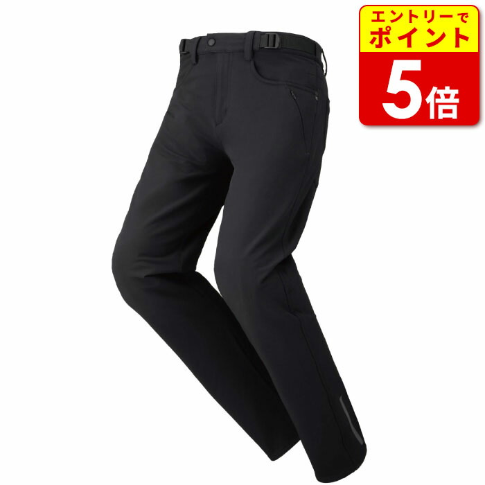 RSタイチ RSY271 クイックドライ ストレートパンツ ブラック 26春夏 ライディングパンツ 超撥水 膝・ヒップにプロテクター標準装備 バイク ウェア|ライコランド公式オンラインストア