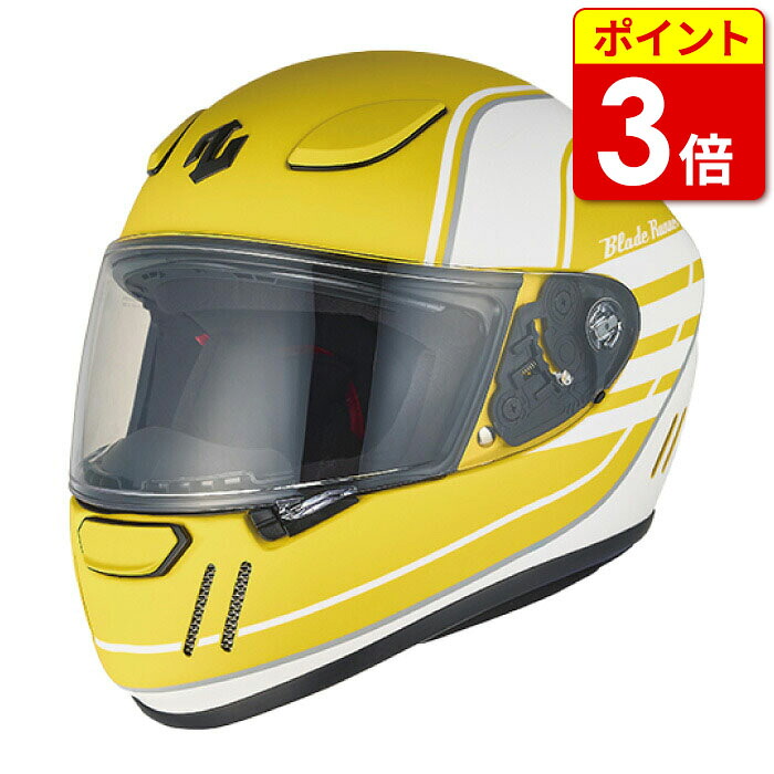 【当店ポイント3倍！お買い物マラソン期間中】ジーロット ブレードランナー BRJ0020 GRAPHIC EURO MATT YELLOW ZEALOT BladeRunner バイク ヘルメット フルフェイス かっこいい おしゃれ 26,138円
