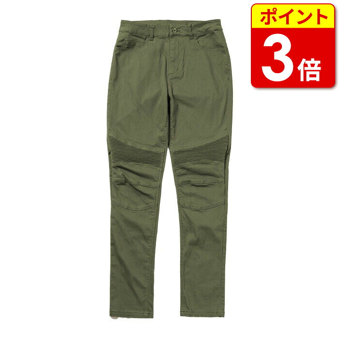 【当店ポイント3倍！お買い物マラソン期間中】ロッソスタイルラボ ROP67 ストレッチスキニーパンツ KHAKI RossoStyleLab (レディース) 25春夏 オールシーズン バイク ウェア