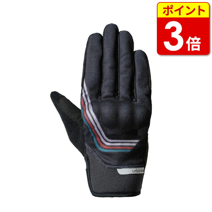 【当店ポイント3倍！お買い物マラソン期間中】J-AMBLE アーバニズム UNG263 アーバンメッシュグローブ ブラック/トリコ 春夏 レディースサイズあり メッシュグローブ スマホ対応 バイク グローブ 手袋 スマホ