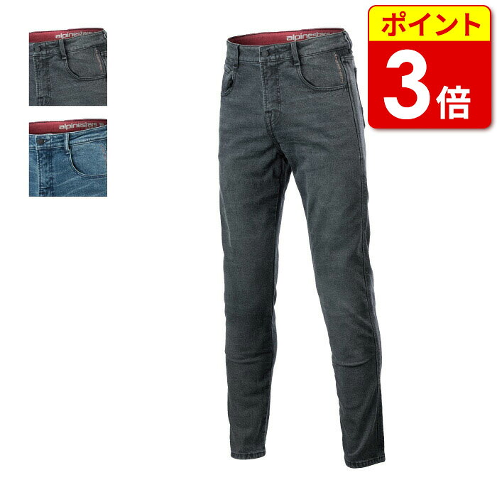 アルパインスターズ DUNCAN DENIM PANTS ASIA(3329922) 春夏 耐久性 耐摩耗性 ツーリング デニムパンツ バイク ウェア