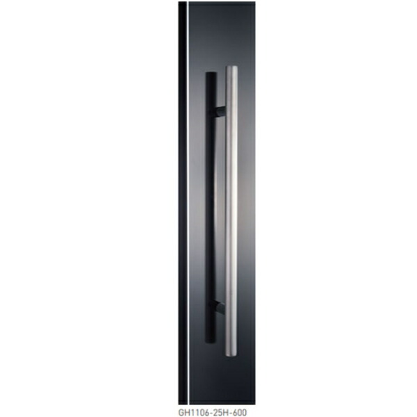 在庫確認可 神栄ホームクリエイト 直送 ドアハンドル ステンレス GH1106-25H-600 HL 内外1セット 600mm