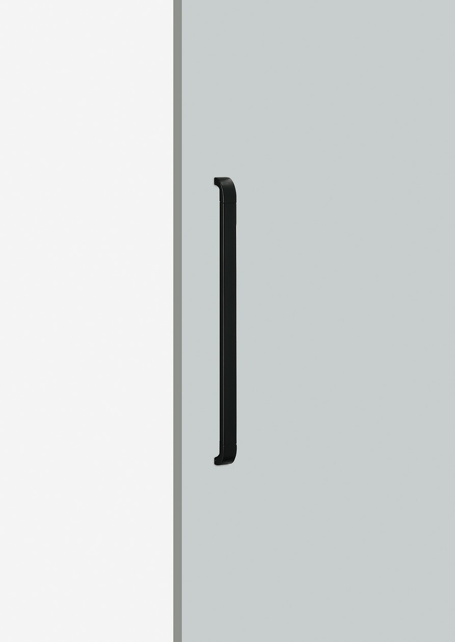 在庫確認可 ユニオン 直送 H1145-51-101 建築用金物 アーキズム ドアハンドル ケアハンドル 樹脂 ブラックペイント 1セット（内外） L600