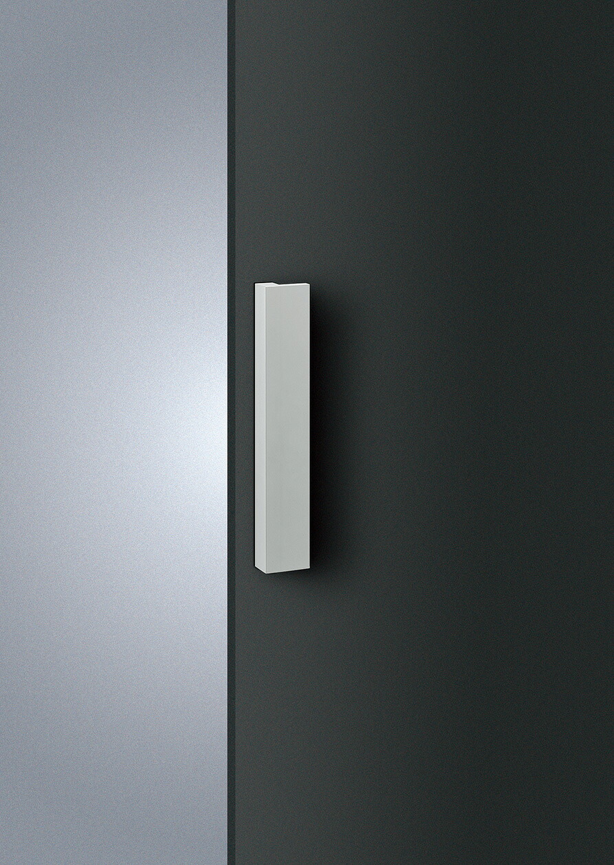 在庫確認可 ユニオン 直送 T2390-25-038-L445 建築用金物 アーキズム ドアハンドル 押し棒 アルミ ユニフロストシルバー 1セット（内外） L445｜NORTH WORK STORE 29,172円