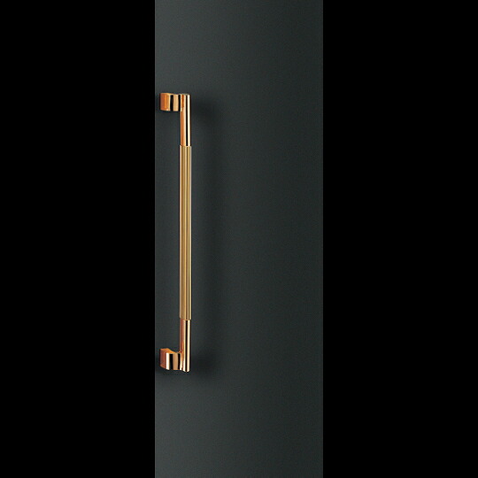 在庫確認可 ユニオン 直送 T5980-10-001 建築用金物 アーキズム ドアハンドル 押し棒 ブロンズ ミラー 1セット(内外) L800|NORTH WORK STORE