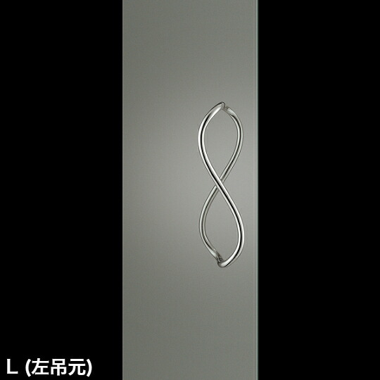 店卸し資産突きとめる可 単位労働組合 直送 G1115-01-001-L 左吊元 組みたてる用鉄器 アーキズム 部屋の入り口手持ち部分 押し棒 ステンレス鋼 鏡鑑 1書き割り（内外） L600