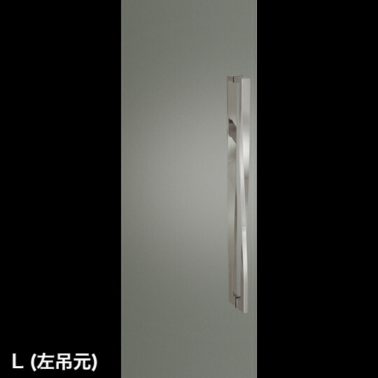 店卸し資産突きとめる可 単位労働組合 直送 G1123-01-001-L 左吊元 組みたてる用鉄器 アーキズム 部屋の入り口手持ち部分 押し棒 ステンレス鋼 鏡鑑 1書き割り（内外） L824