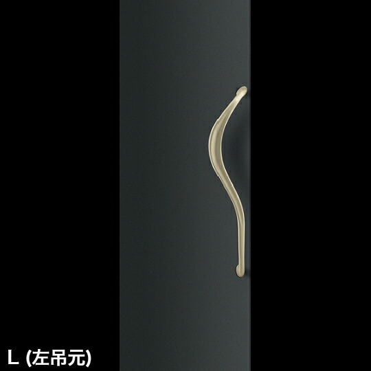 在庫確認可 ユニオン 直送 T1051-10-074-L 左吊元 建築用金物 アーキズム ドアハンドル 押し棒 洋白キャスト サティーナ 1セット（内外） L695｜NORTH WORK STORE