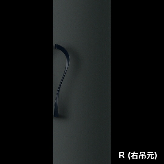 在庫確認可 ユニオン 直送 T1780-25-101-R 右吊元 建築用金物 アーキズム ドアハンドル 押し棒 ユニキャスト ブラストブラック 1セット（内外） L610 46,563円