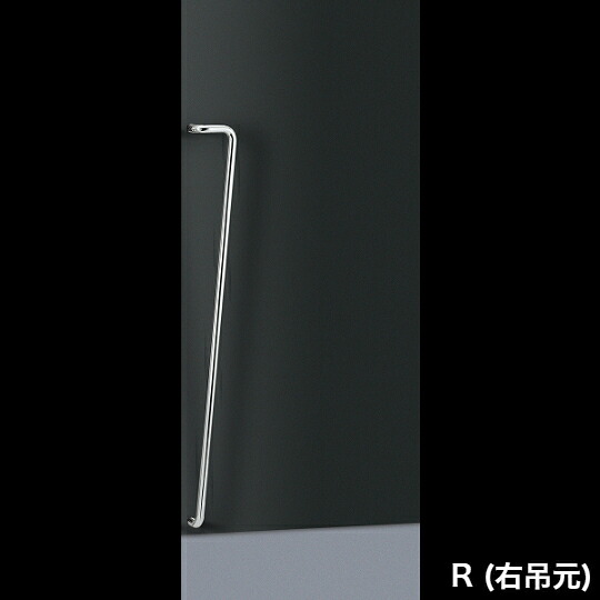 店卸し資産突きとめる可 単位労働組合 直送 T23-01-001-R 右吊元 組みたてる用鉄器 アーキズム 部屋の入り口手持ち部分 押し棒 ステンレス鋼 鏡鑑 1書き割り（内外） L1300