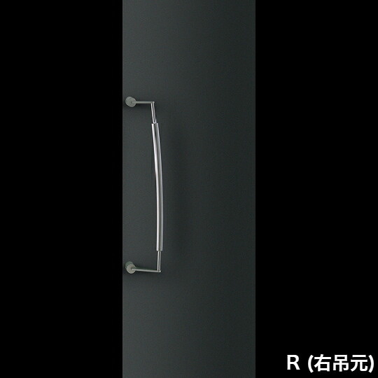 在庫確認可 ユニオン 直送 T3002-21-120-R 右吊元 建築用金物 アーキズム ドアハンドル 押し棒 チタン ブラスト 1セット(内外) L634|NORTH WORK STORE