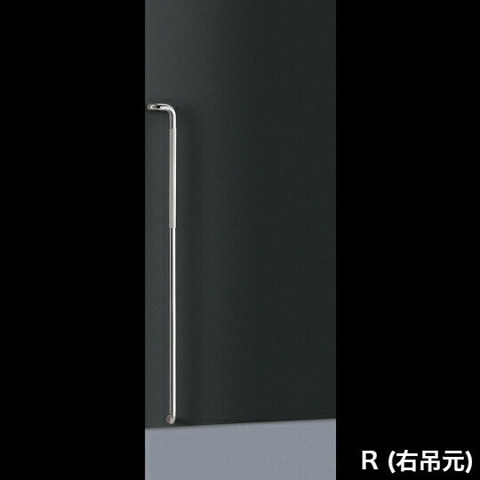 店卸し資産突きとめる可 単位労働組合 直送 T3270-01-024-R 右吊元 組みたてる用鉄器 アーキズム 部屋の入り口手持ち部分 押し棒 ステンレス鋼 髪の毛伝達ルート＋鏡鑑 1書き割り（内外） L1300