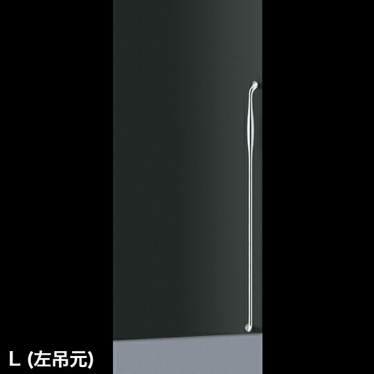 店卸し資産突きとめる可 単位労働組合 直送 T3305-01-001-L 左吊元 組みたてる用鉄器 アーキズム 部屋の入り口手持ち部分 押し棒 ステンレス鋼 鏡鑑 1書き割り（内外） L1300