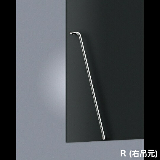 店卸し資産突きとめる可 単位労働組合 直送 T34-01-001-R 右吊元 組みたてる用鉄器 アーキズム 部屋の入り口手持ち部分 押し棒 ステンレス鋼 鏡鑑 1書き割り（内外） L1300