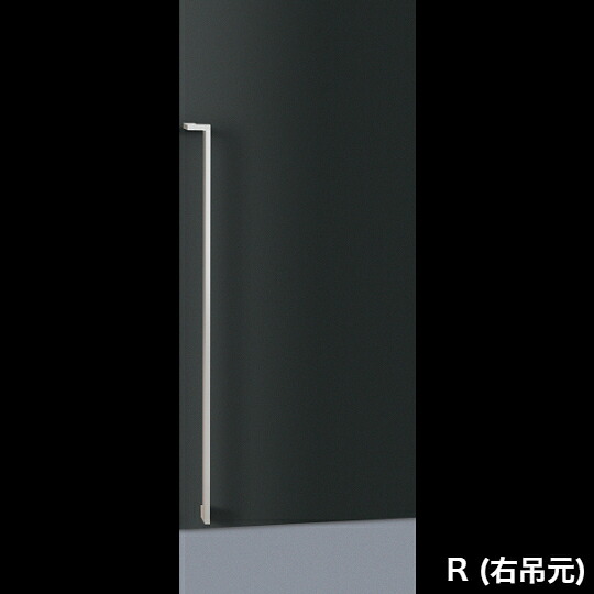 店卸し資産突きとめる可 単位労働組合 直送 T610-01-001-R 右吊元 組みたてる用鉄器 アーキズム 部屋の入り口手持ち部分 押し棒 ステンレス鋼 鏡鑑 1書き割り（内外） L1300