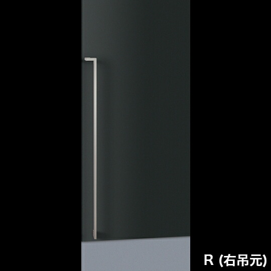 店卸し資産突きとめる可 単位労働組合 直送 T610-01-023-R 右吊元 組みたてる用鉄器 アーキズム 部屋の入り口手持ち部分 押し棒 ステンレス鋼 髪の毛伝達ルート 1書き割り（内外） L1300